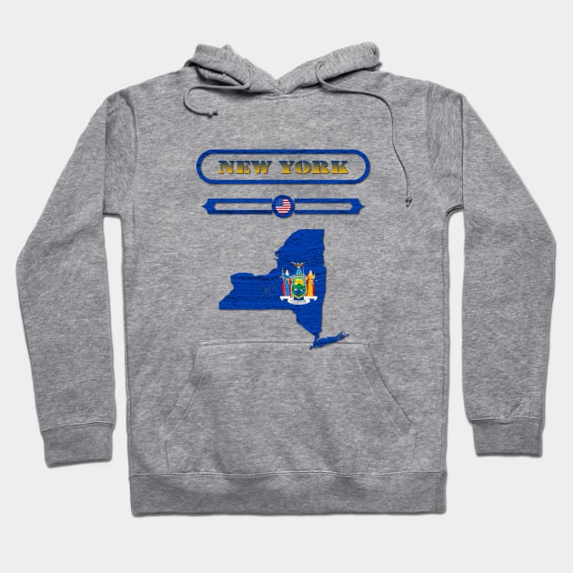 NEW YORK STATE, UNITED STATES, USA. SAMER BRASIL Hoodie by Samer Brasil